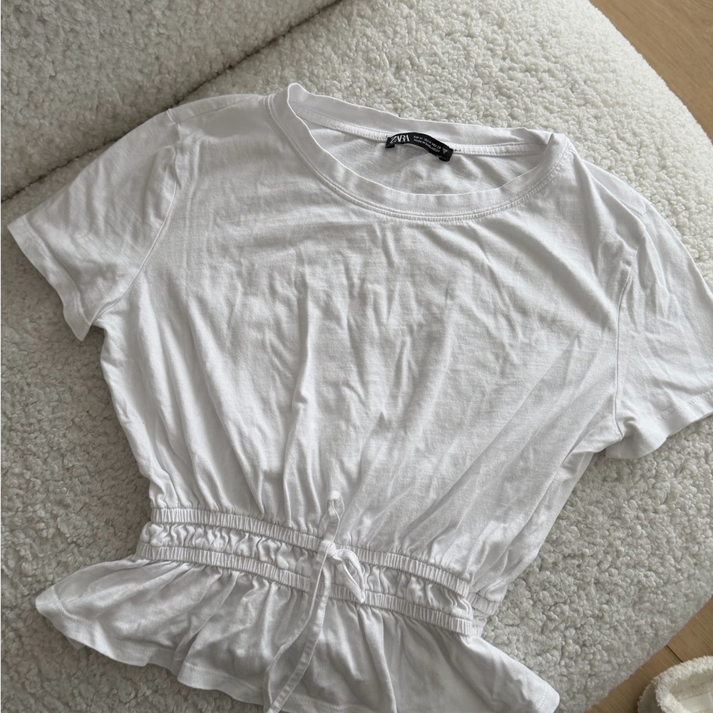 Zara white Women's Top